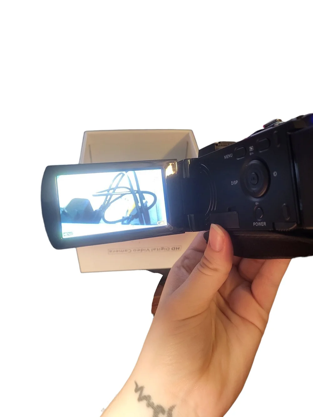 HD Digital Video Camera - White - Picture 3 of 4